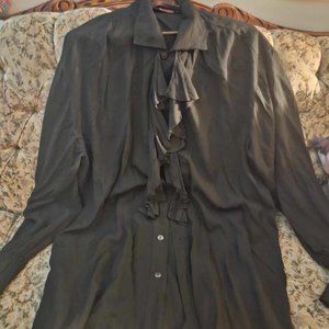 Morbid threads vampire/poet/pirate shirt.